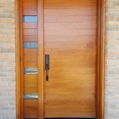 portes en bois contemporaine
